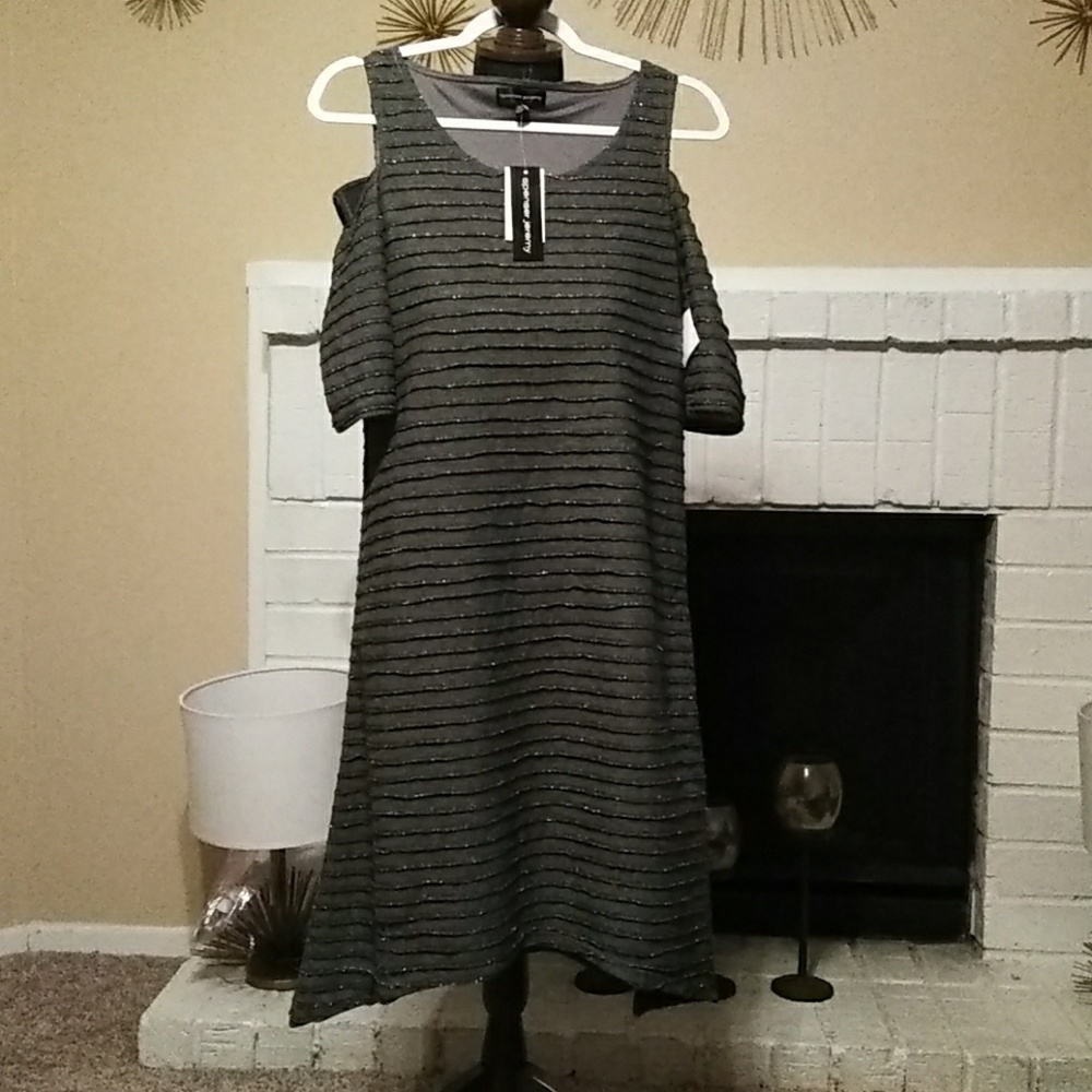 Cold shoulder dress